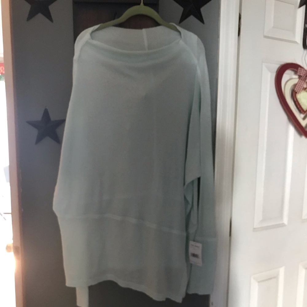 Free People Londontown tunic in Seafoam